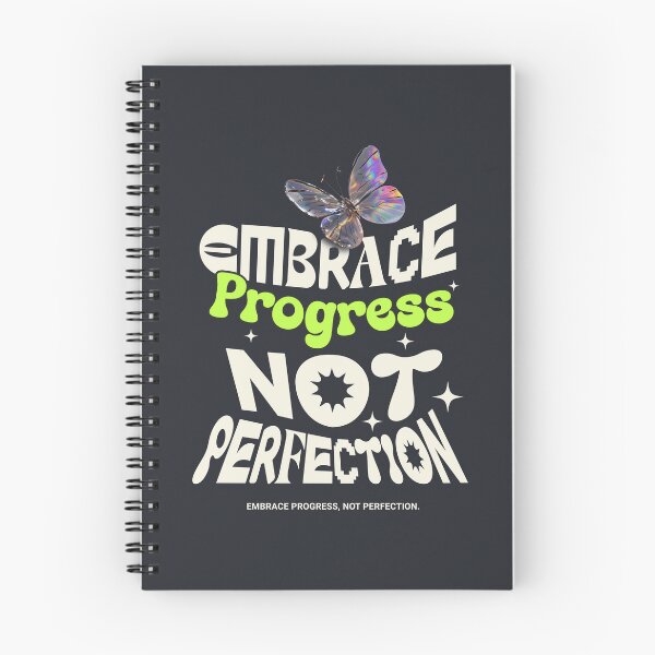 Item preview, Embrace Progress. Not Perfection. Quote designed and sold by MakitoDesign.