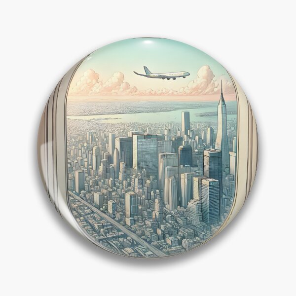 Item preview, Panoramic View Airplane Window designed and sold by unrealartwork.