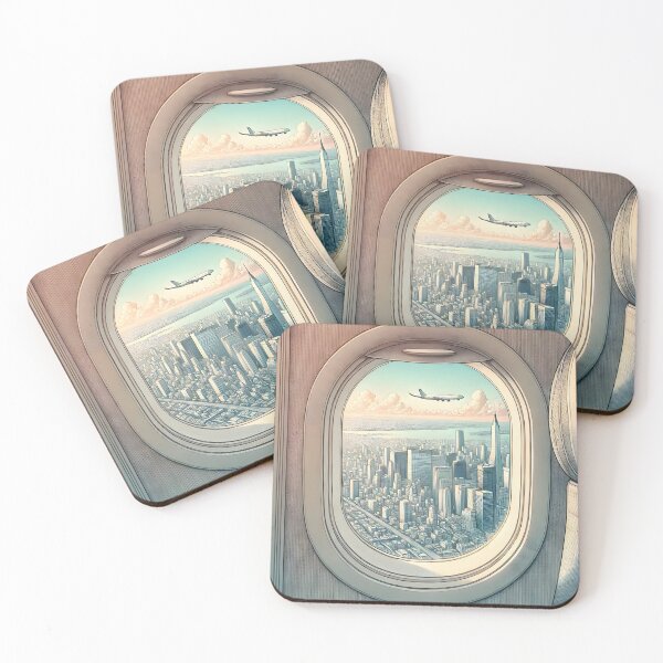 Item preview, Panoramic View Airplane Window designed and sold by unrealartwork.
