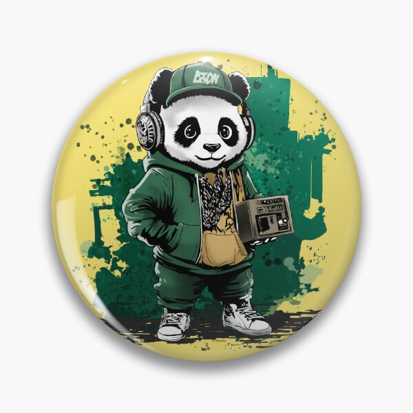 Item preview, Beatbox Benny - the Hip-Hop Panda designed and sold by Erebeer.