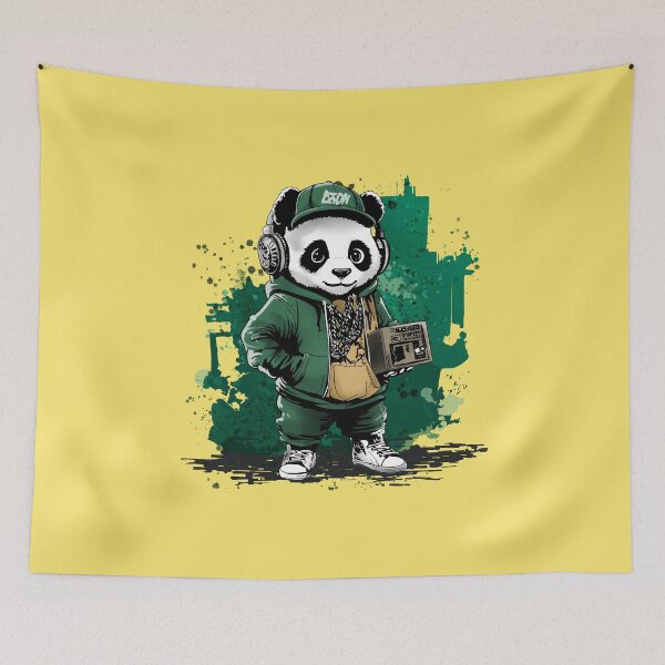 Item preview, Beatbox Benny - the Hip-Hop Panda designed and sold by Erebeer.