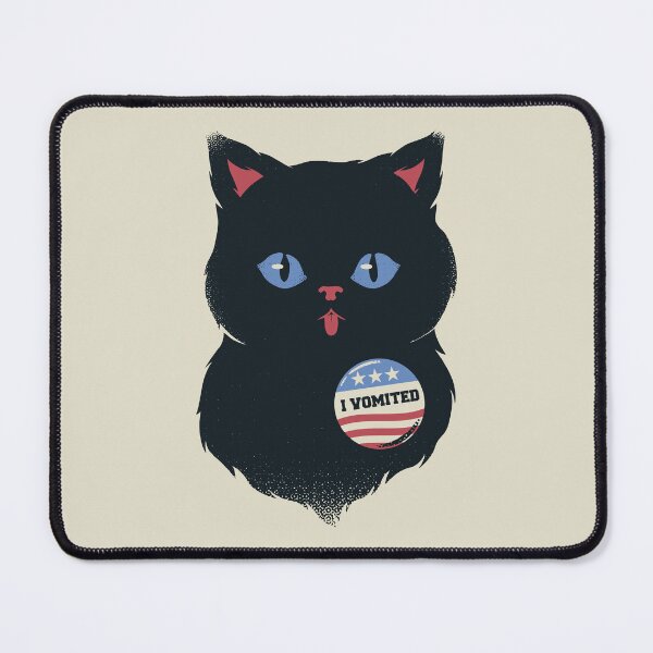 Item preview, I Vomited Vote Cat by Tobe Fonseca designed and sold by Tobe Fonseca®.