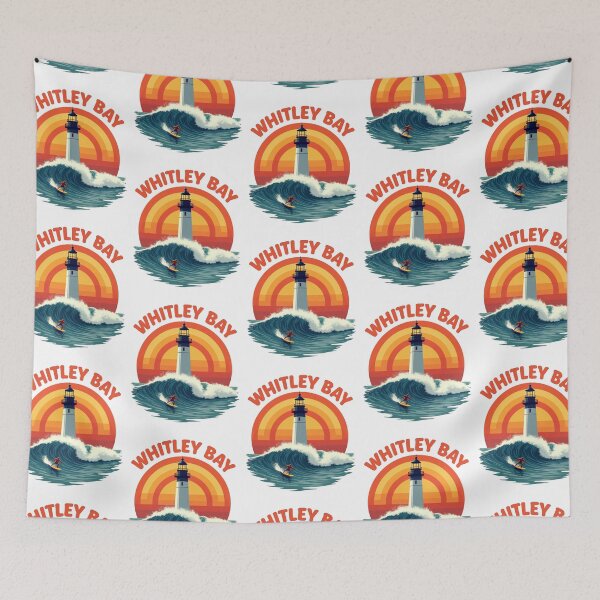 Item preview, Whitley Bay Surfing Sunset Lighthouse designed and sold by MerchByCraig.