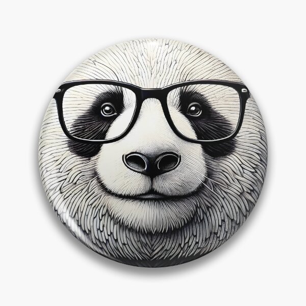Item preview, Panda with Glasses designed and sold by unrealartwork.