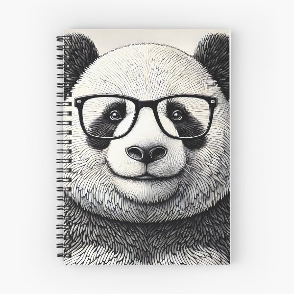 Item preview, Panda with Glasses designed and sold by unrealartwork.