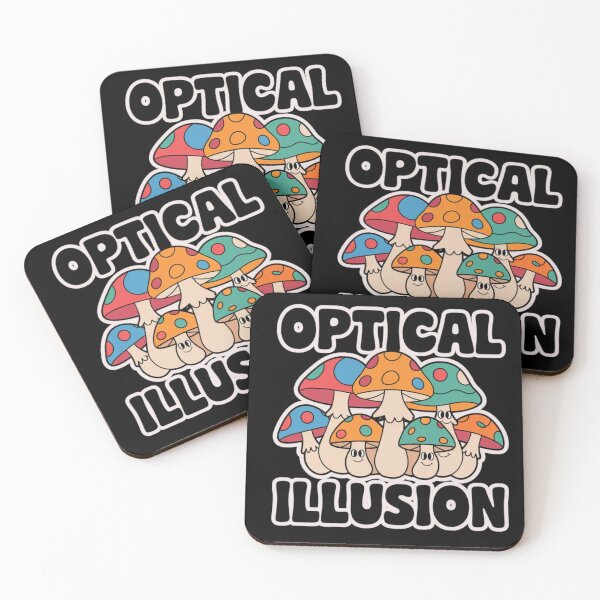 Item preview, Optical Illusion - Am I Seeing Eyes? Funny Mushrooms Image designed and sold by signshirtz.