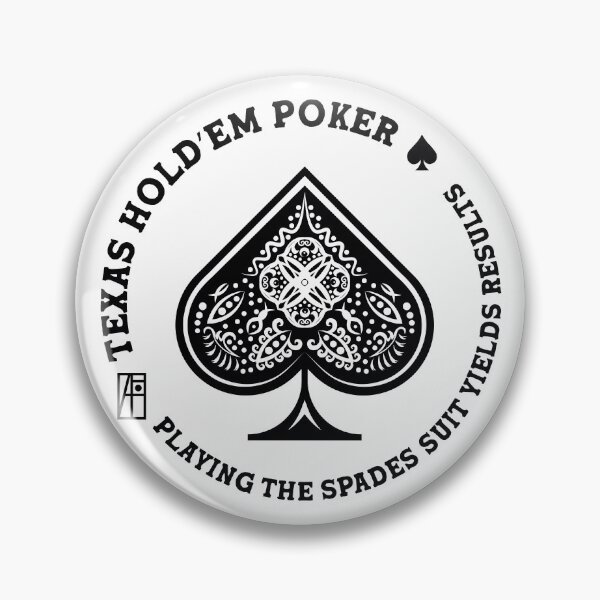 Item preview, GAME - POKER - TEXAS HOLDEM - Playing the spades suit yields results - 2 designed and sold by ArtProjectShop.