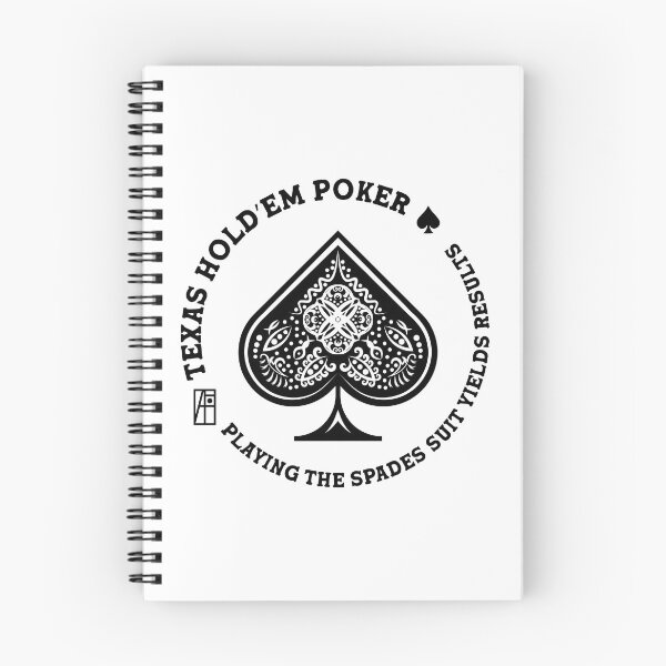 Item preview, GAME - POKER - TEXAS HOLDEM - Playing the spades suit yields results - 2 designed and sold by ArtProjectShop.