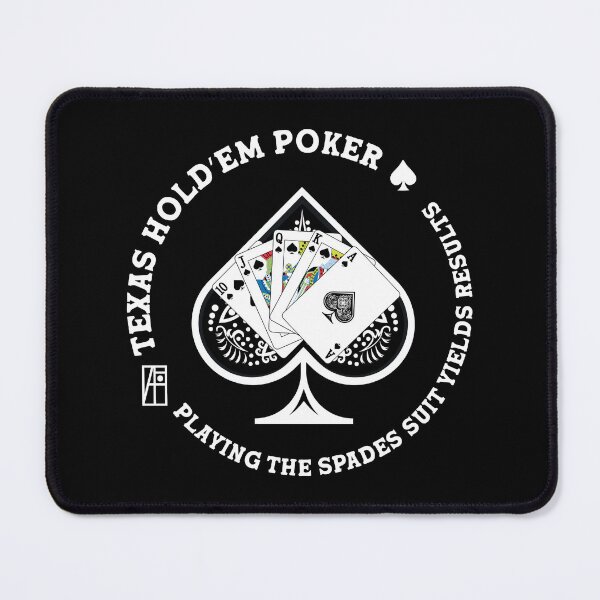 Item preview, GAME - POKER - TEXAS HOLDEM - Playing the spades suit yields results - 5 designed and sold by ArtProjectShop.