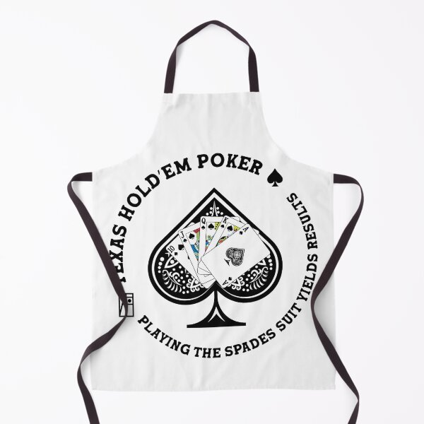 Item preview, GAME - POKER - TEXAS HOLDEM - Playing the spades suit yields results - 6 designed and sold by ArtProjectShop.