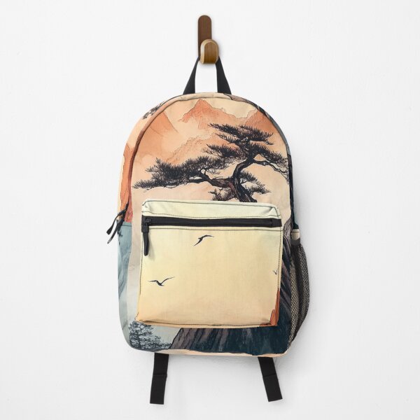 Item preview, Majestic Lone Tree on Mountain Peak designed and sold by NomadicDreamer.