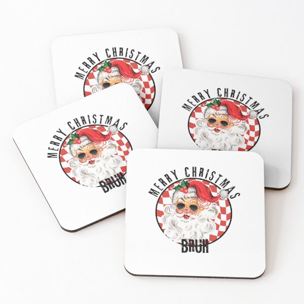 Item preview, Merry Christmas Bruh-Santa Checkerboard Retro Boy Christmas  designed and sold by BornBorn.