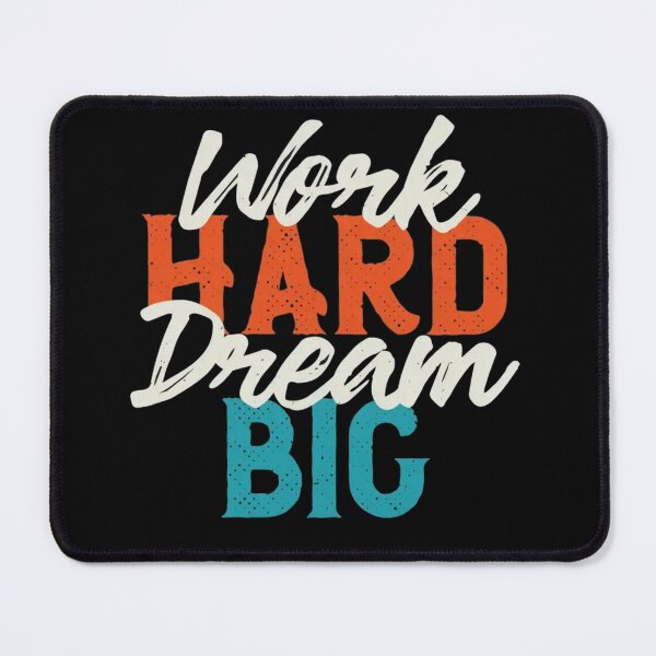 Item preview, Hard Work Dream Big designed and sold by ZenitsuDesign.