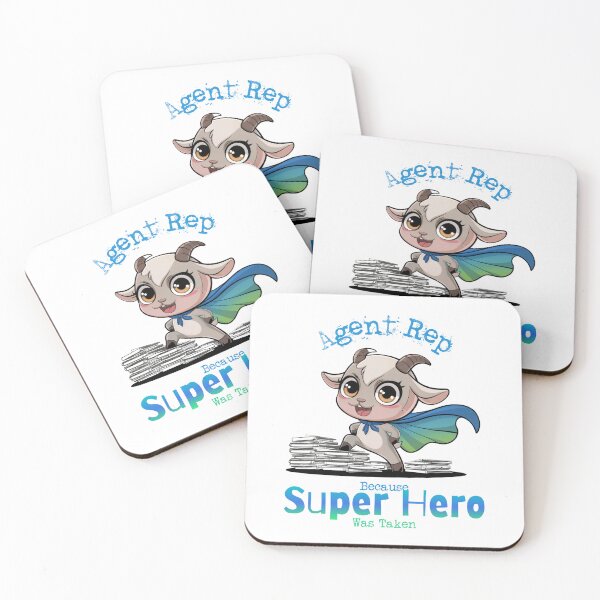 Item preview, Agent Rep Because Super Hero Was Taken - Goat Superhero designed and sold by Wicked Title.
