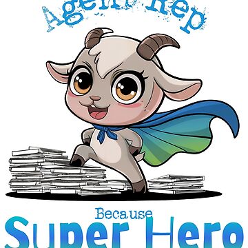 Artwork thumbnail, Agent Rep Because Super Hero Was Taken - Goat Superhero by Wicked Title