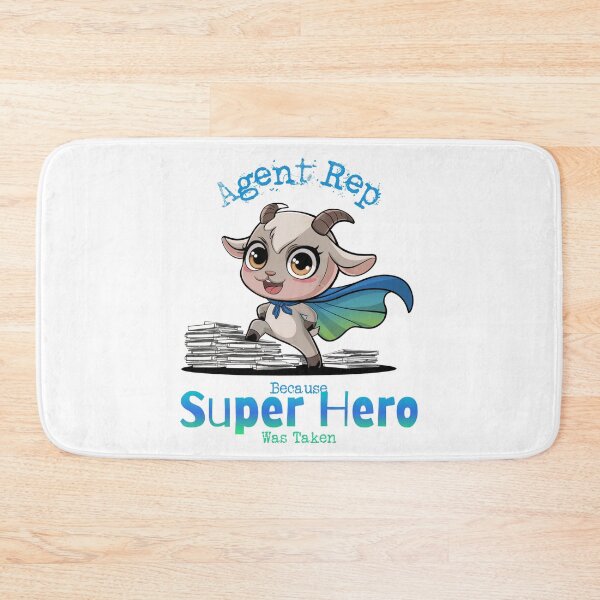 Item preview, Agent Rep Because Super Hero Was Taken - Goat Superhero designed and sold by Wicked Title.