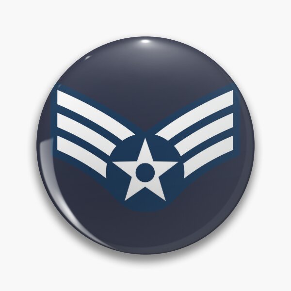 Item preview, United States Air Force OR-4 Senior Airman Rank Insignia designed and sold by wordwidesymbols.