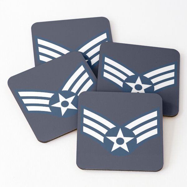 Item preview, United States Air Force OR-4 Senior Airman Rank Insignia designed and sold by wordwidesymbols.
