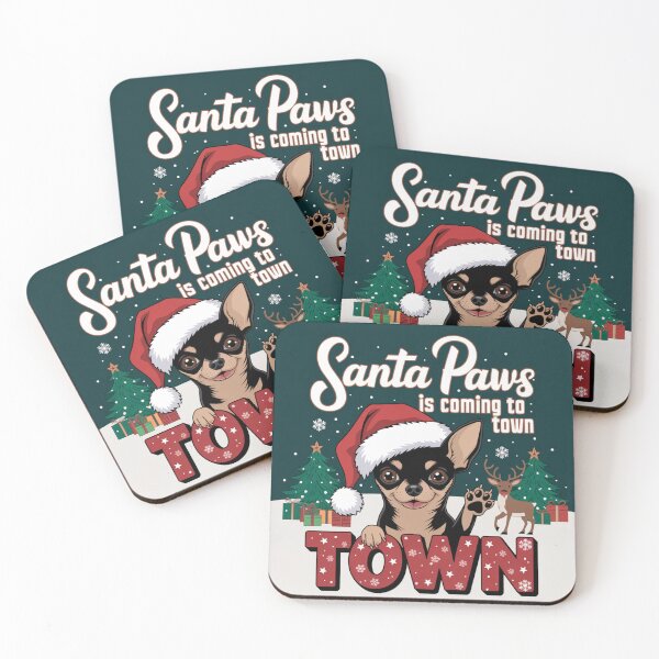 Item preview, Santa Paws is coming to Town  designed and sold by memezart.