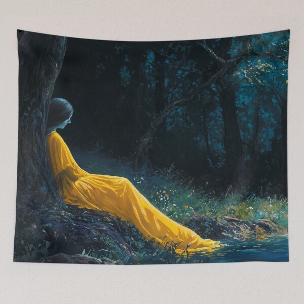 Item preview, Yellow Drapes, Midnight Escapes designed and sold by CHCOfficial.
