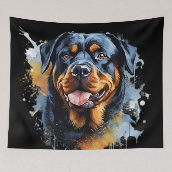 Item preview, Rottweiler / Rottweiler Head designed and sold by TataGra.