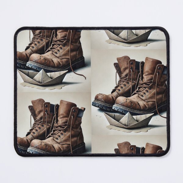 Item preview, Old Boots and Paper Boat designed and sold by SolannaAS.