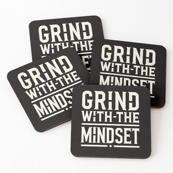 Item preview, Motivational Quote, Grind with the Mindset, Success  designed and sold by Logiamerch.