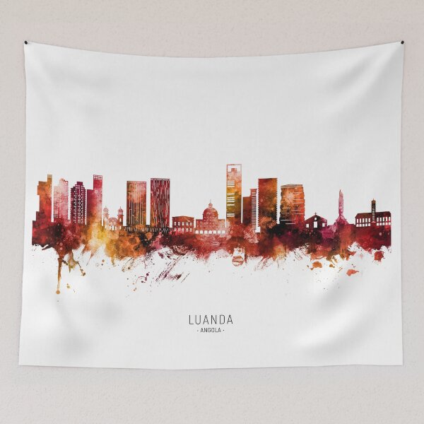 Item preview, Luanda Angola Skyline designed and sold by ArtPrints.