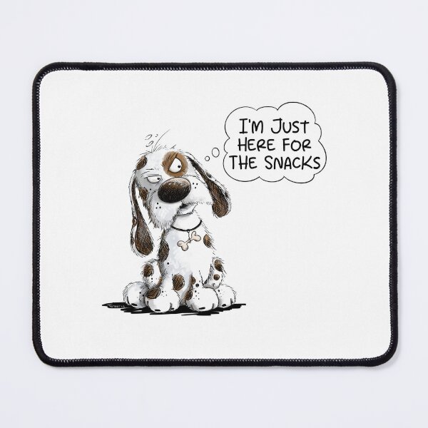 Item preview, Grumpy Dog I'm Just Here For The Snacks designed and sold by modartis.
