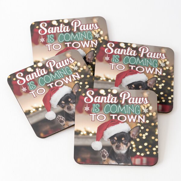 Item preview, Santa Paws is coming to Town Chihuahua Chirtmas designed and sold by memezart.