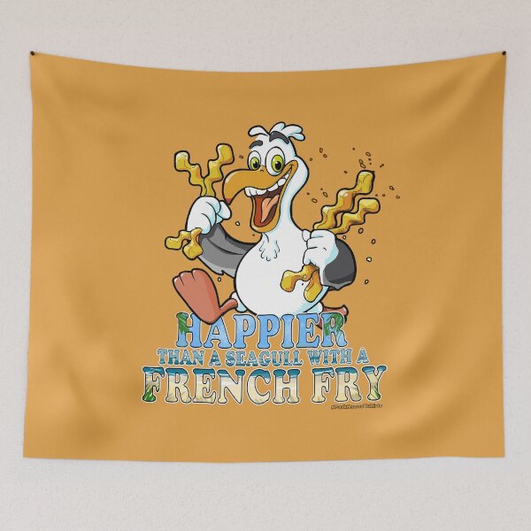 Item preview, Happier Than A Seagull With A French Fry designed and sold by Steve Parknsons.