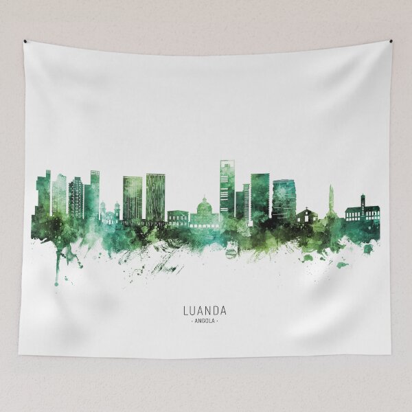Item preview, Luanda Angola Skyline designed and sold by ArtPrints.