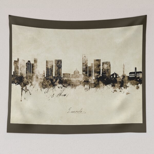 Item preview, Luanda Angola Skyline designed and sold by ArtPrints.