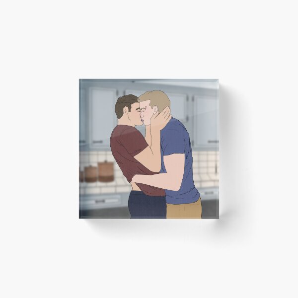 Item preview, Buddie First Kiss in the Kitchen designed and sold by thatnerdemryn.