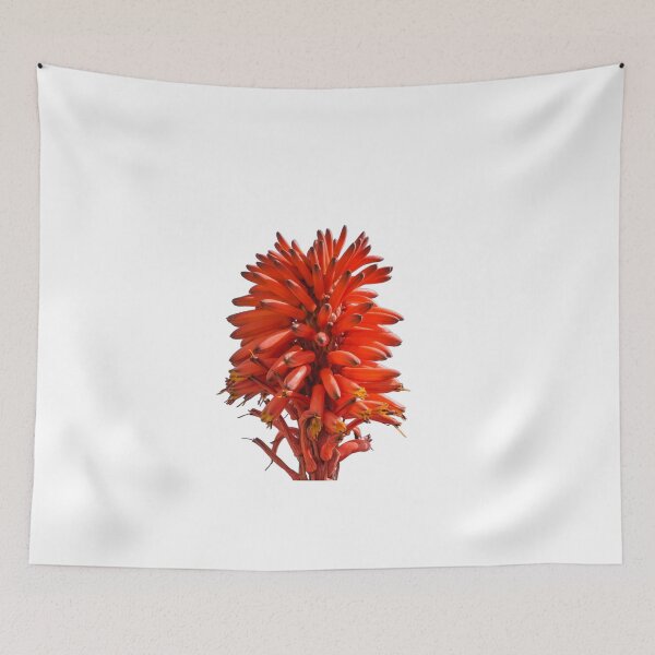 Item preview, Beautiful Red Orange Aloe Vera Flower designed and sold by Jon Shore.