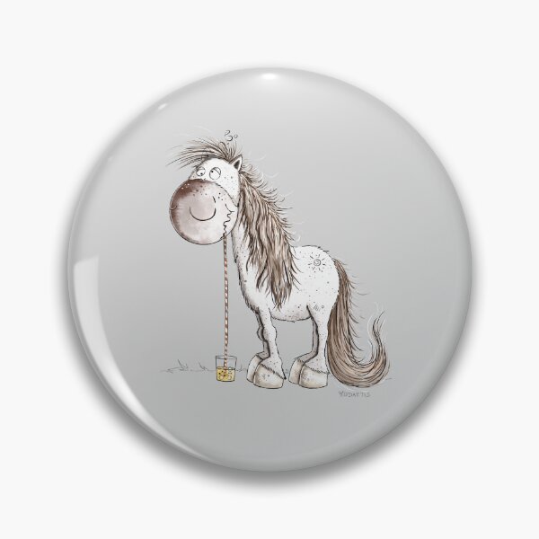Item preview, Horse Drinks Lemonade In Summer For Horse Lovers designed and sold by modartis.