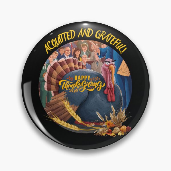 Item preview, Funny Thanksgiving.Thanksgiving Humor.Turkey in court. designed and sold by JAGA-ALIME.