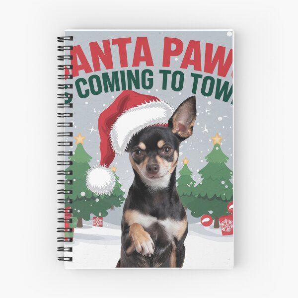 Item preview, Cute Chihuahua Santa Paws is Coming to Town designed and sold by memezart.