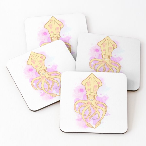 Item preview, Sandy the squid  designed and sold by Esjillustration.