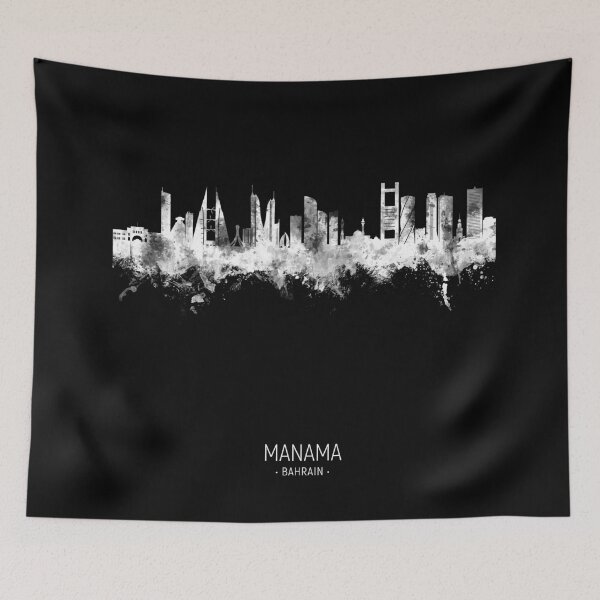 Item preview, Manama Bahrain Skyline designed and sold by ArtPrints.