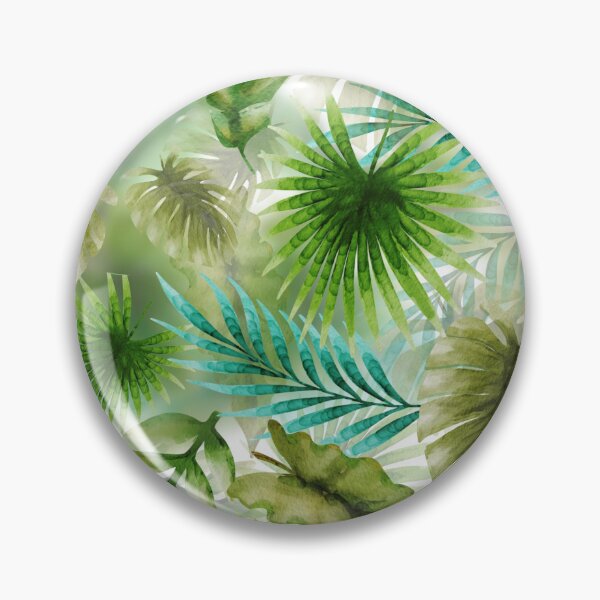 Item preview, exotic pattern, jungle, leaves, greens, pattern, aesthetics, design, watercolor designed and sold by Tetiana Pohurska.