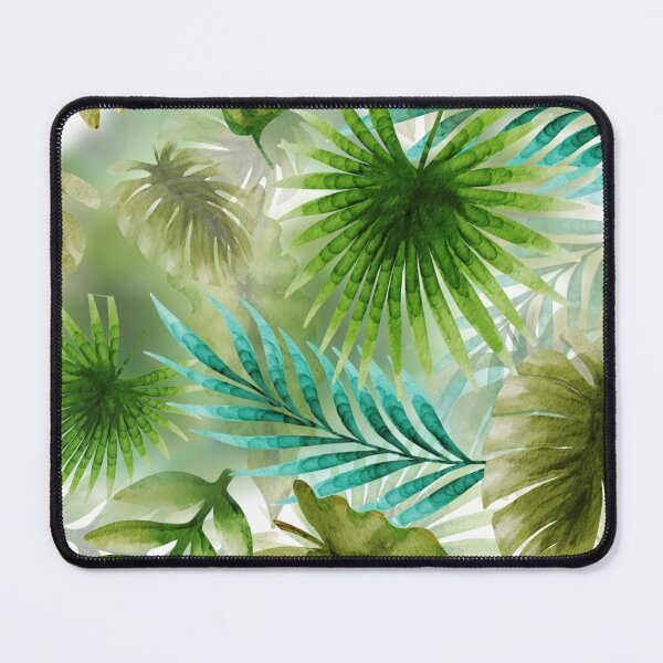 Item preview, exotic pattern, jungle, leaves, greens, pattern, aesthetics, design, watercolor designed and sold by Tetiana Pohurska.