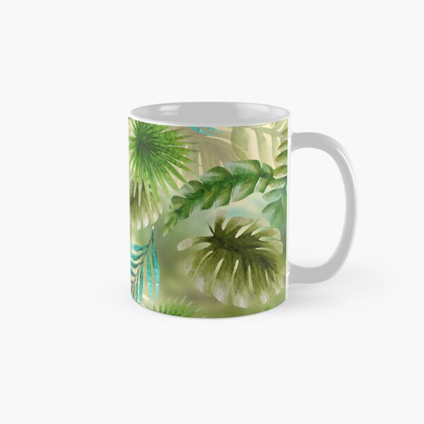 Item preview, exotic pattern, jungle, leaves, greens, pattern, aesthetics, design, watercolor designed and sold by Tetiana Pohurska.