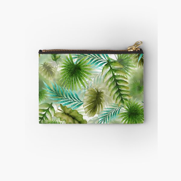 Item preview, exotic pattern, jungle, leaves, greens, pattern, aesthetics, design, watercolor designed and sold by Tetiana Pohurska.