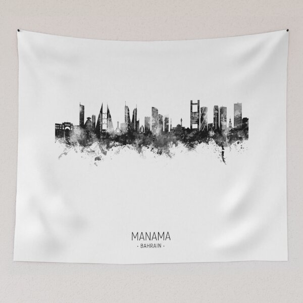 Item preview, Manama Bahrain Skyline designed and sold by ArtPrints.