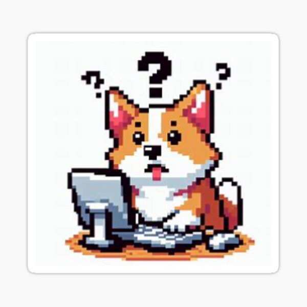 Item preview, Corgi question mark designed and sold by N-CC.