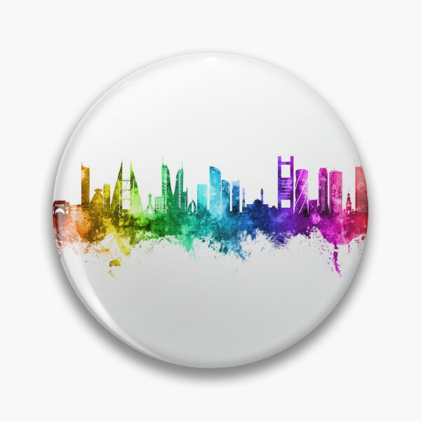 Item preview, Manama Bahrain Skyline designed and sold by ArtPrints.