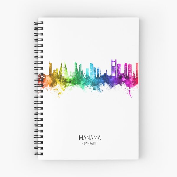 Artikelvorschau, Skyline von Manama, Bahrain entworfen und verkauft von ArtPrints.