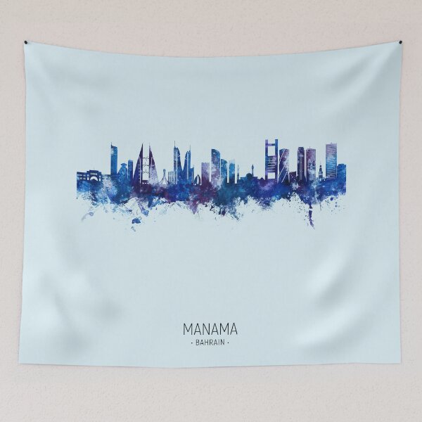 Item preview, Manama Bahrain Skyline designed and sold by ArtPrints.