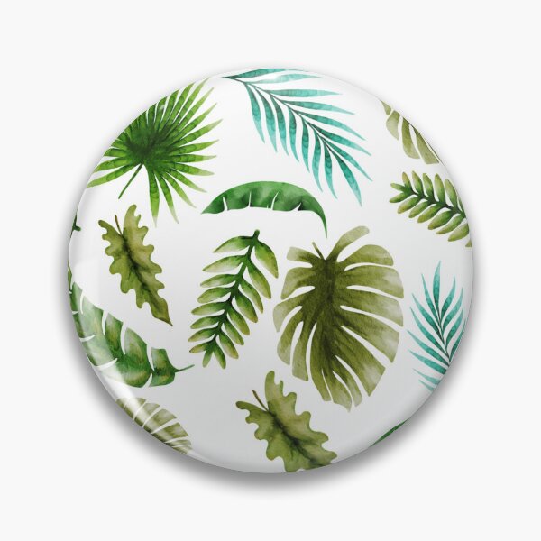Item preview, exotic pattern, jungle, leaves, greens, pattern, aesthetics, design, watercolor designed and sold by Tetiana Pohurska.